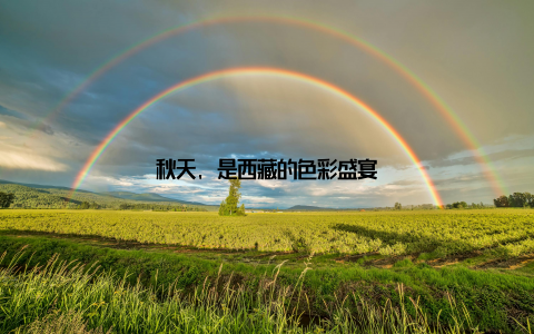 秋天, 是西藏的色彩盛宴