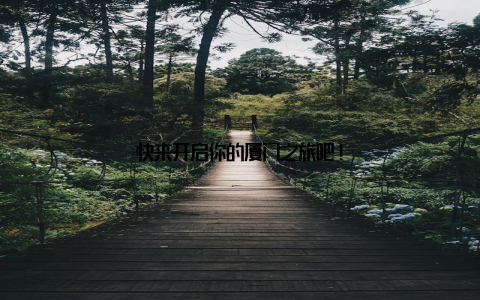 快来开启你的厦门之旅吧!