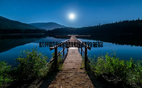 杭州杭州的烧烤以精致著称