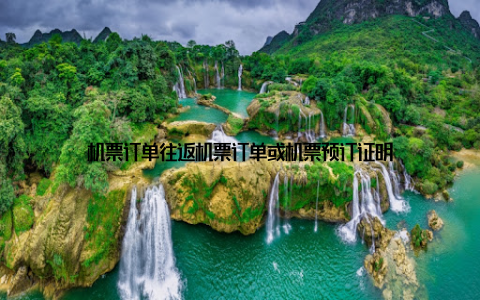 机票订单往返机票订单或机票预订证明